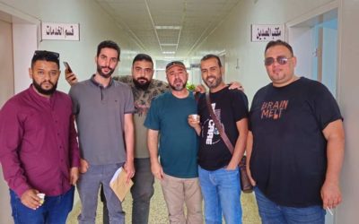 “فريق مركز المعلومات والتوثيق يزور مدينة المرج لصيانة الأجهزة وتركيب الشبكات”