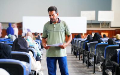 انطلاق الإمتحانات النهائية لطلبة كلية الآداب العلوم المرج