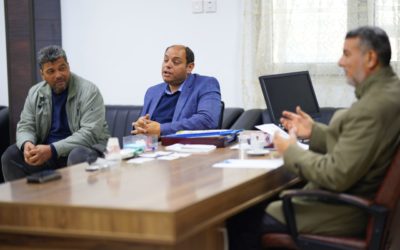 زيارة وفد من إدارة جامعة بنغازي إلى كلية الآداب والعلوم في المرج