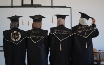 مناقشات بحوث التخرج لطلبة قسم الكيمياء بكلية الآداب والعلوم – المرج
