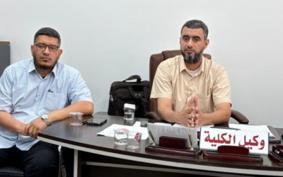 اجتماع فريق الجودة بكلية الآداب والعلوم بالمرج يستعرض استعدادات الاعتماد المؤسسي 